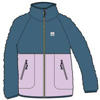 Fairbanks Full Zip Sherpa Fleece - Lilac Mist - Image 12