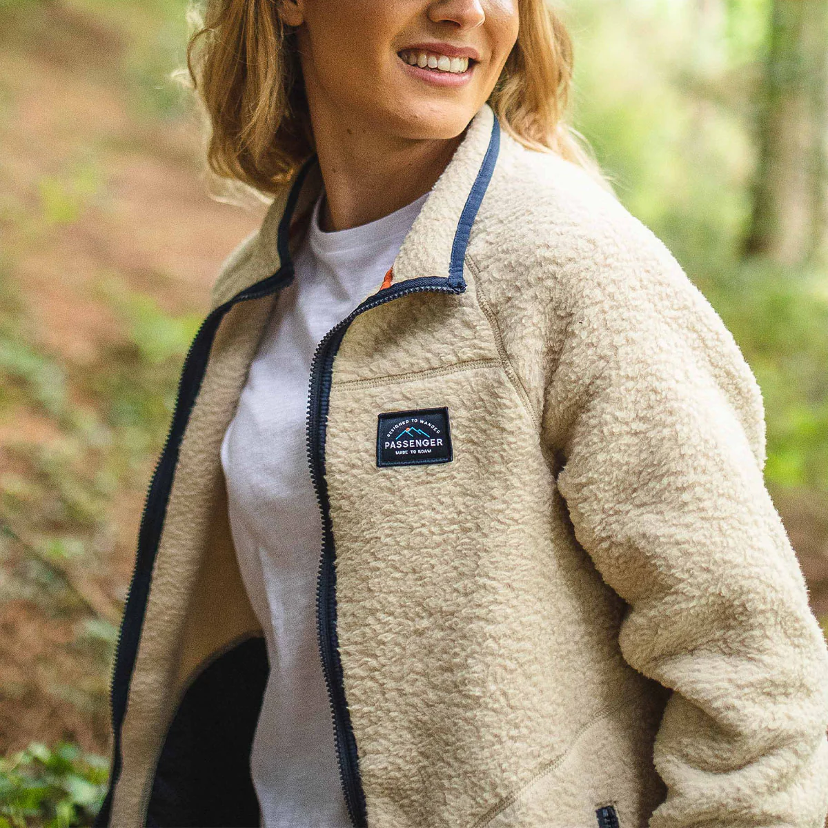 Fairbanks Full Zip Sherpa Fleece - Oatmeal - Image 15