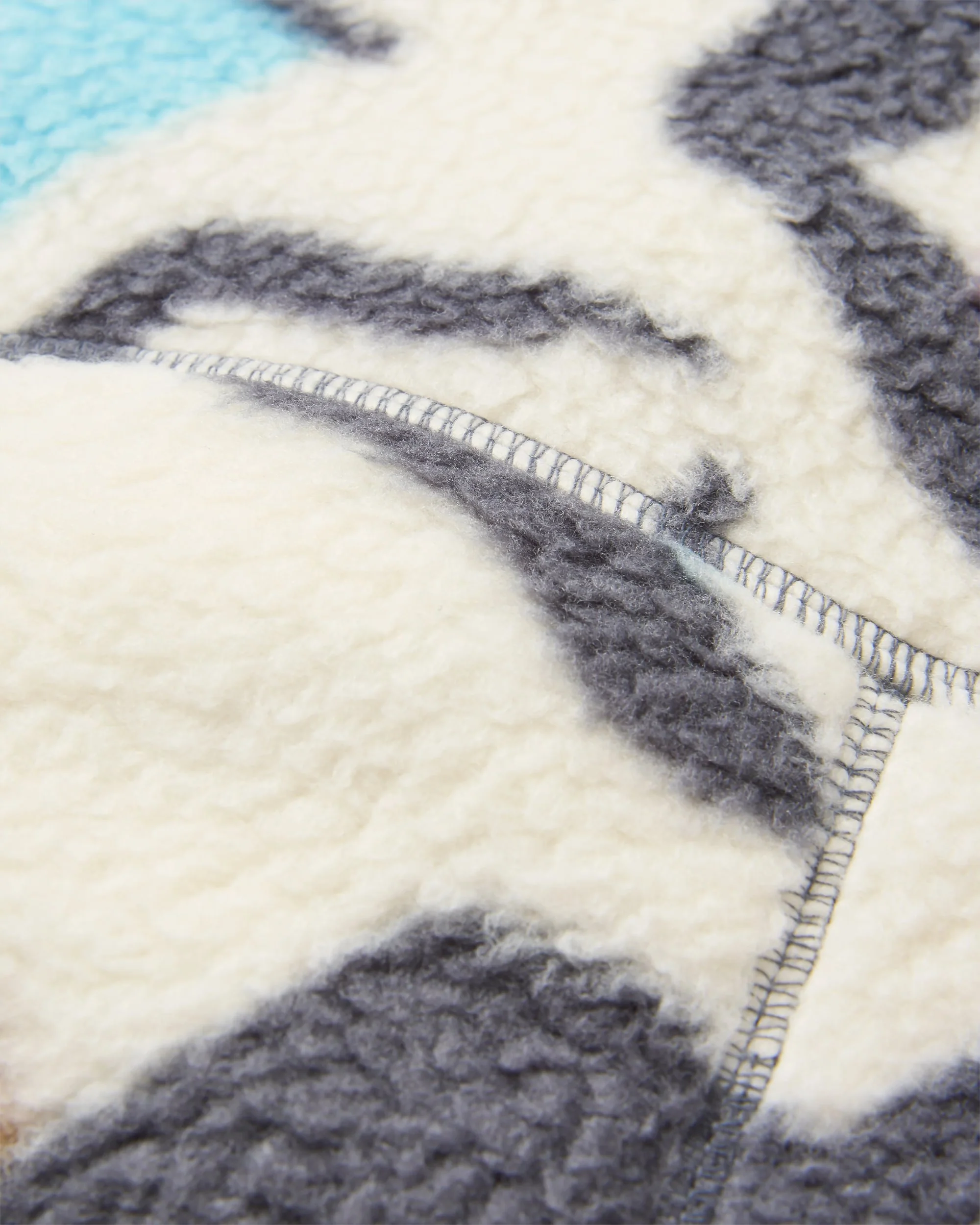 Fairbanks Sherpa Gilet - Abstract Trails Off White - Image 6