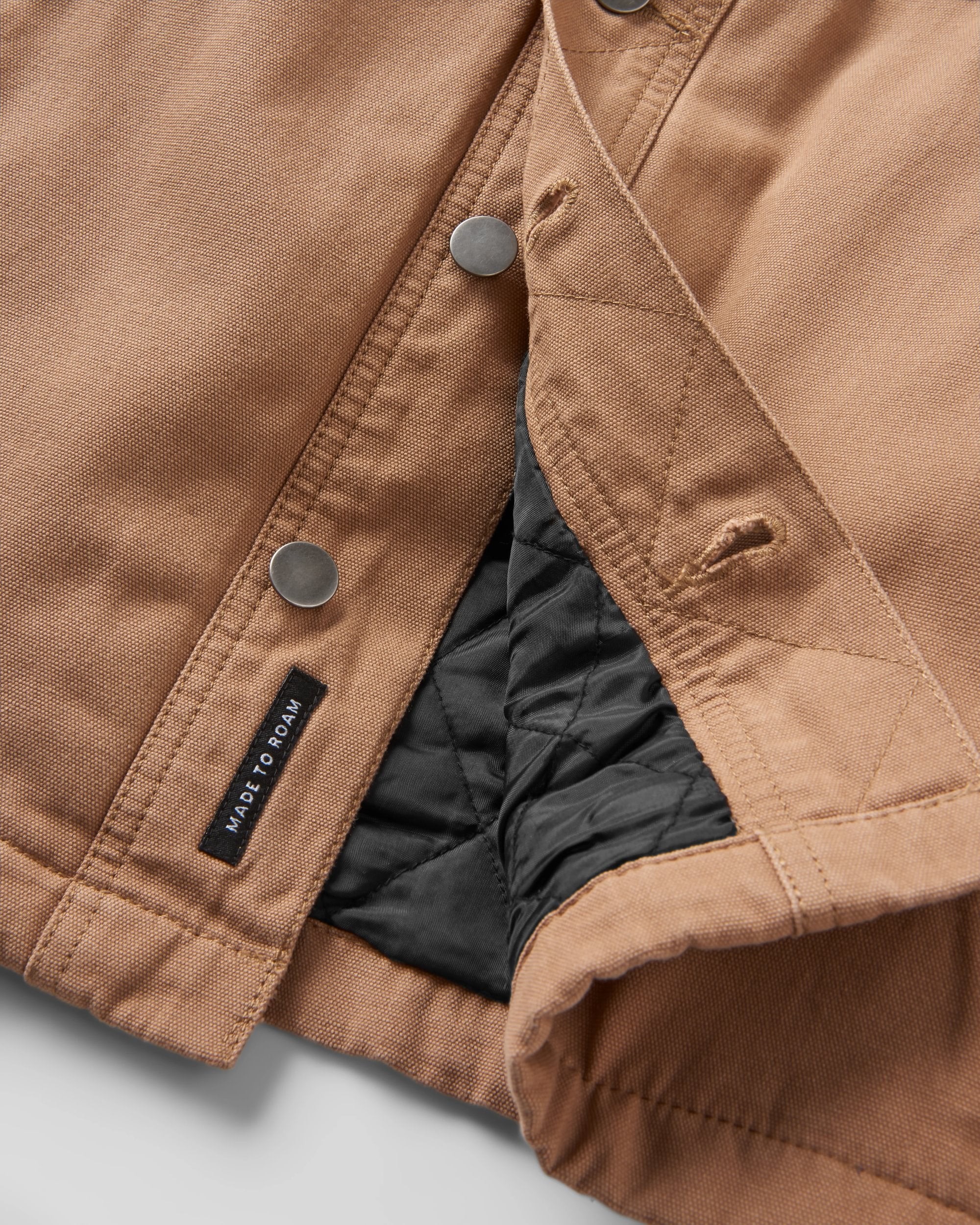 Falcon Organic Cotton Jacket - Toffee - Image 9