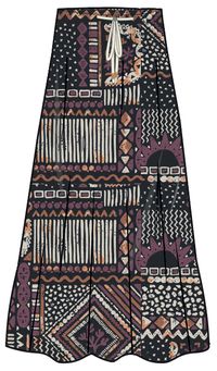 Fareway Maxi Skirt - Vintage Patchwork Black/Multi - Image 11