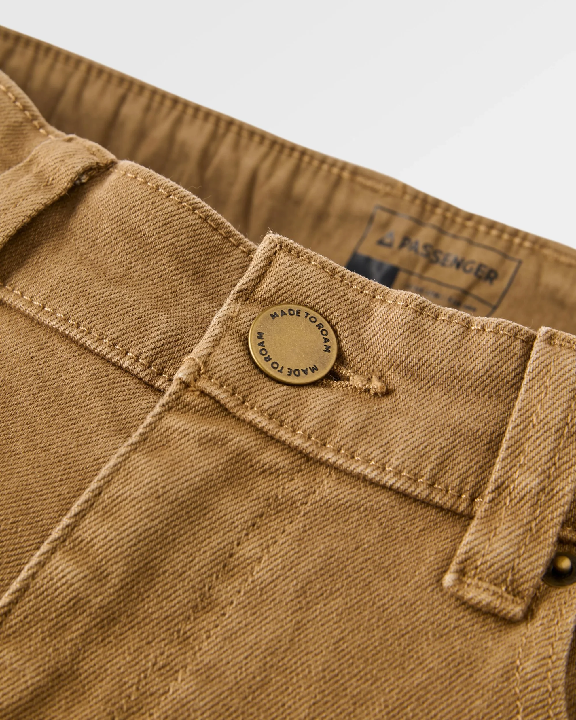 Farloche Jeans - Caramel Brown - Image 3