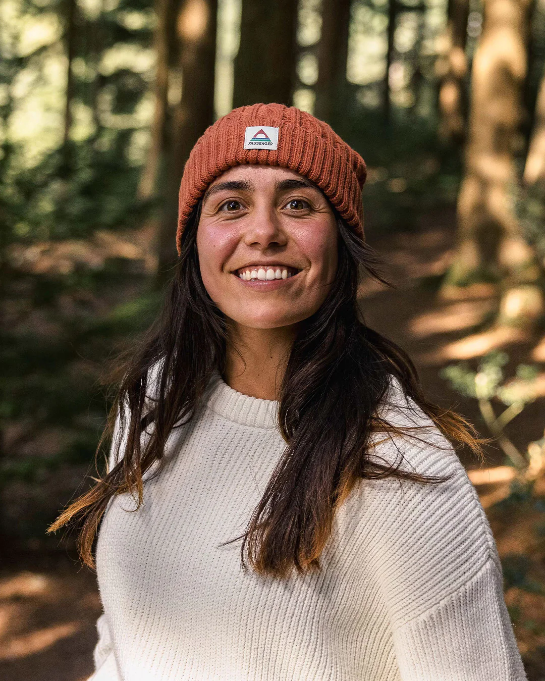 Fireside Cable Knit Beanie - Baked Clay - Image 2