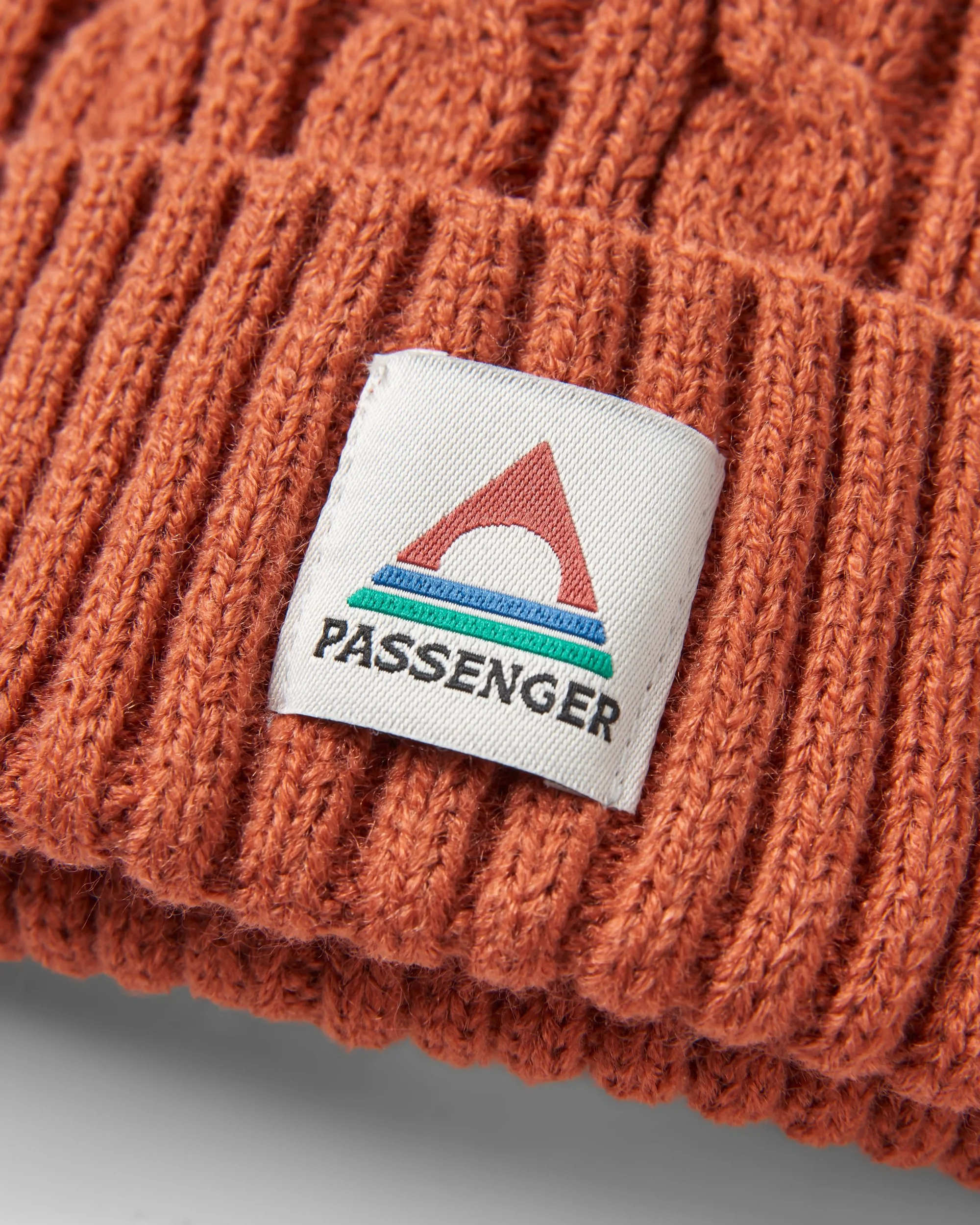 Fireside Cable Knit Beanie - Baked Clay - Image 5