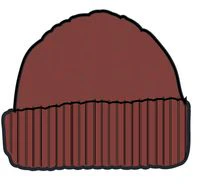 Fireside Cable Knit Beanie - Red Ochre - Image 4