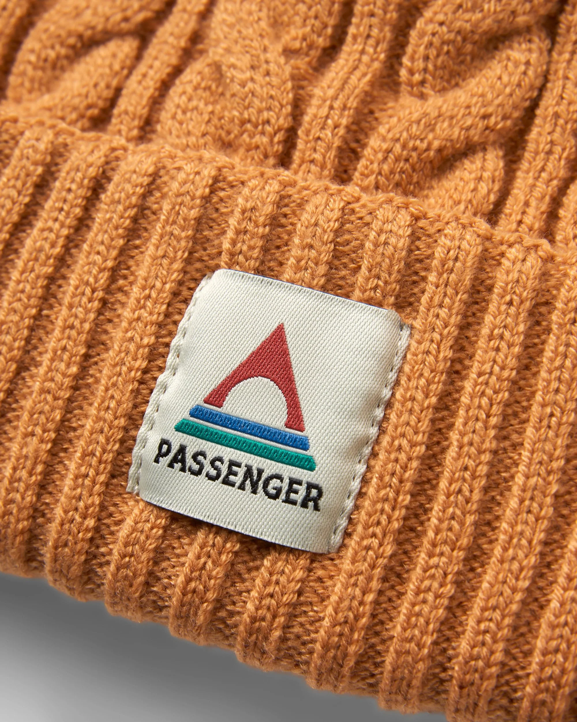 Fireside Cable Knit Beanie - Spruce Yellow - Image 2