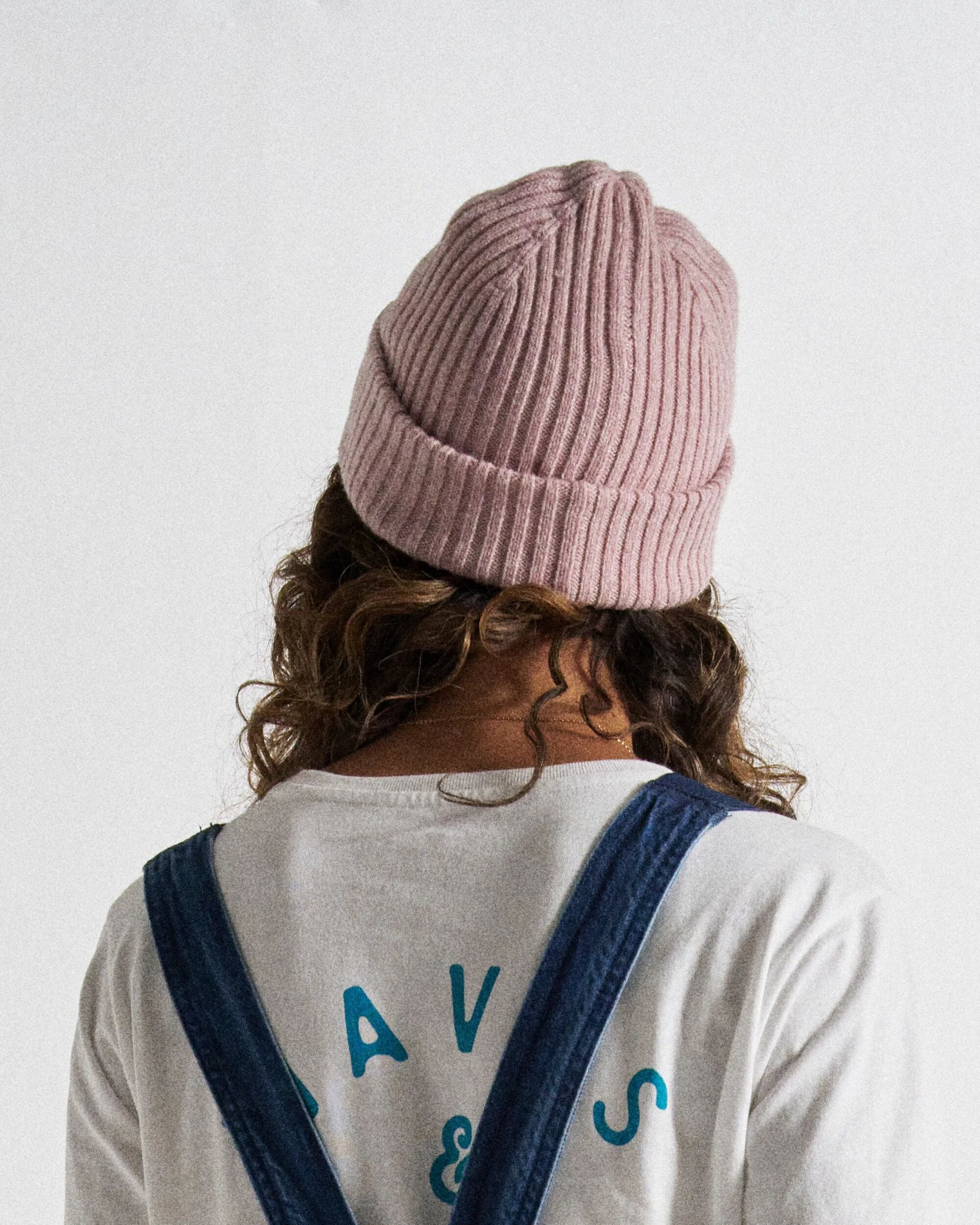 Fisherman Marl Beanie - Pink Haze - Image 5