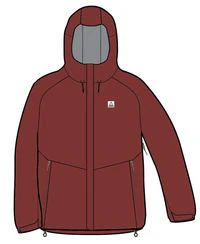 Five Season Waterproof Jacket - Red Ochre - Image 10