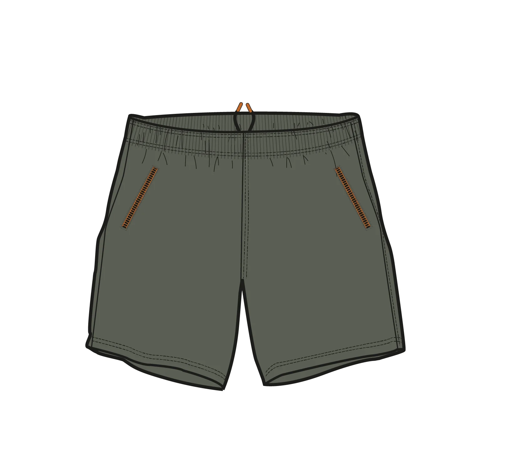 Flaris NetPlus® Longer Line Short - Dusty Olive - Image 6