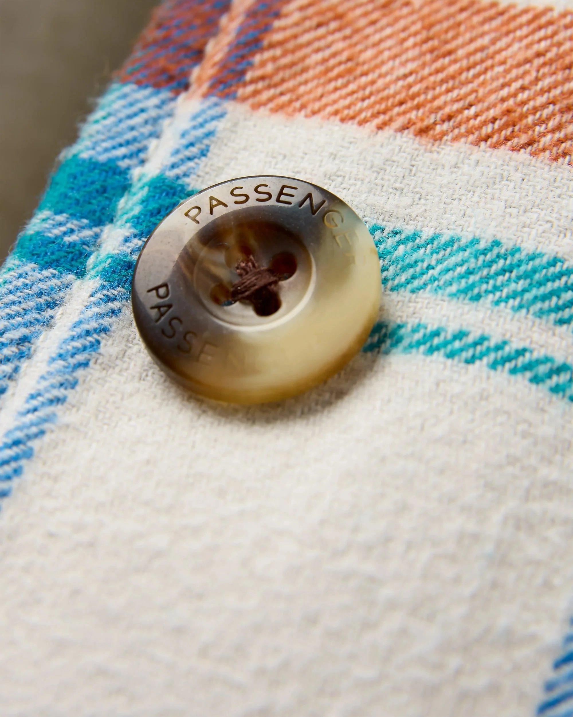 Flint Organic Cotton Overshirt - Vintage White Check - Image 5