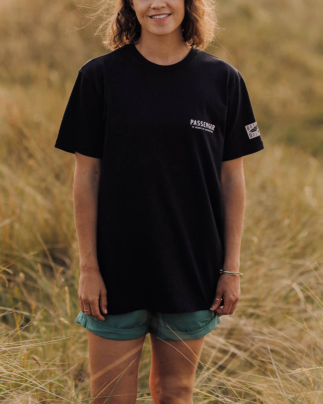 Float Oversized T-Shirt - True Black - Image 2