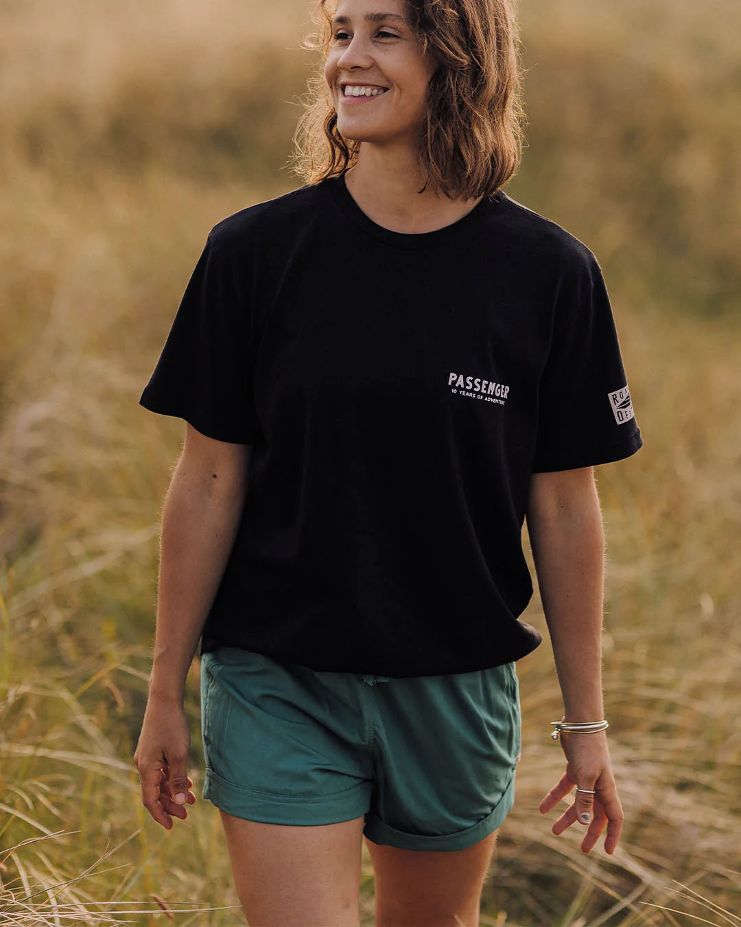 Float Oversized T-Shirt - True Black - Image 4