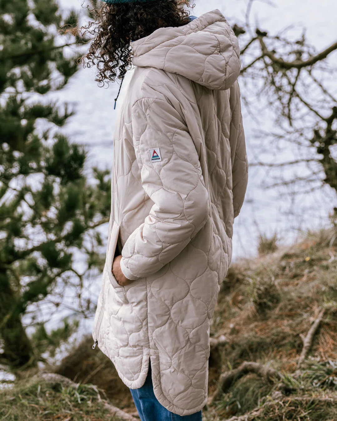 Flora Long Insulated Parka - White Pepper - Image 2