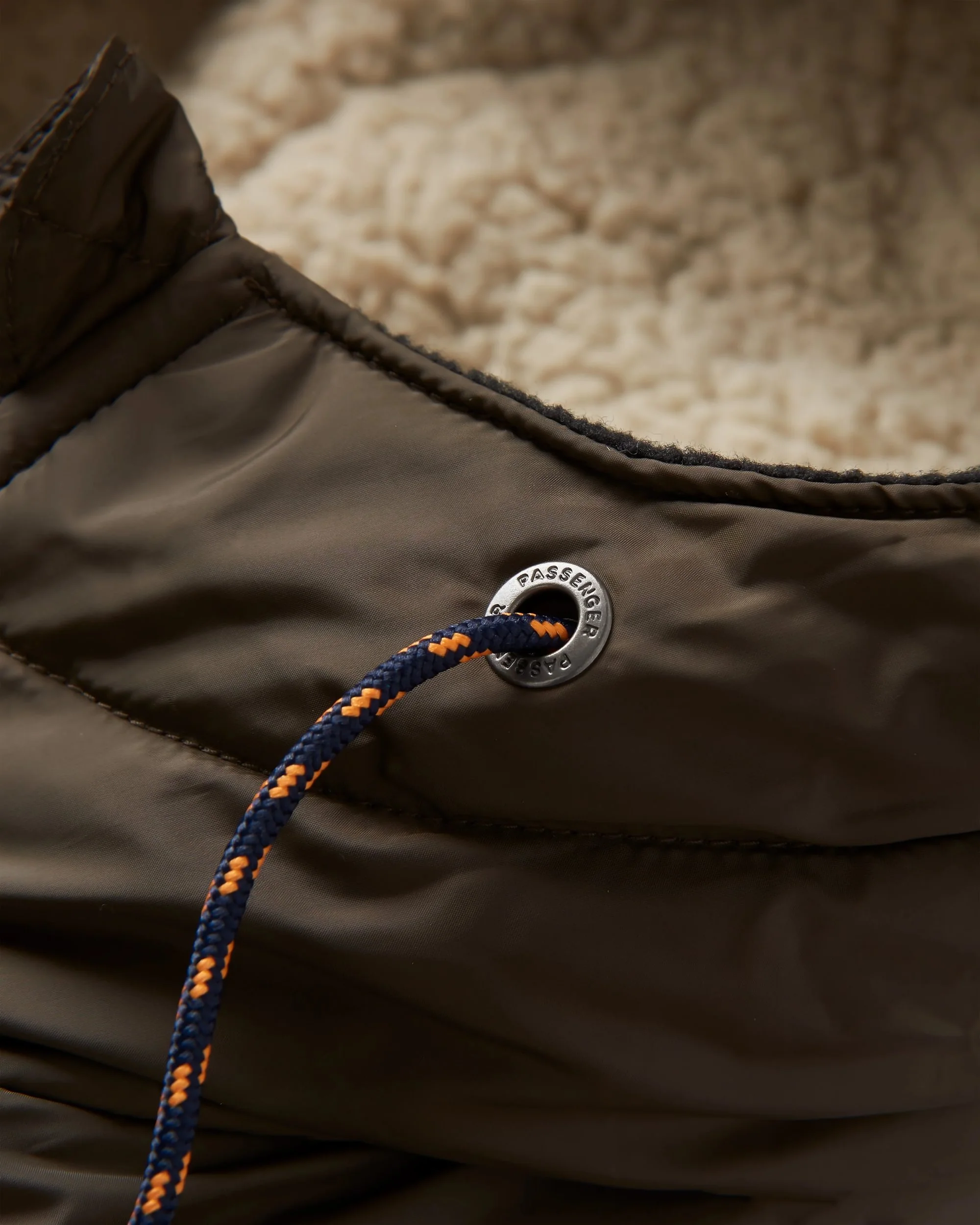 Flora Sherpa Lined Parka - Coffee - Image 8
