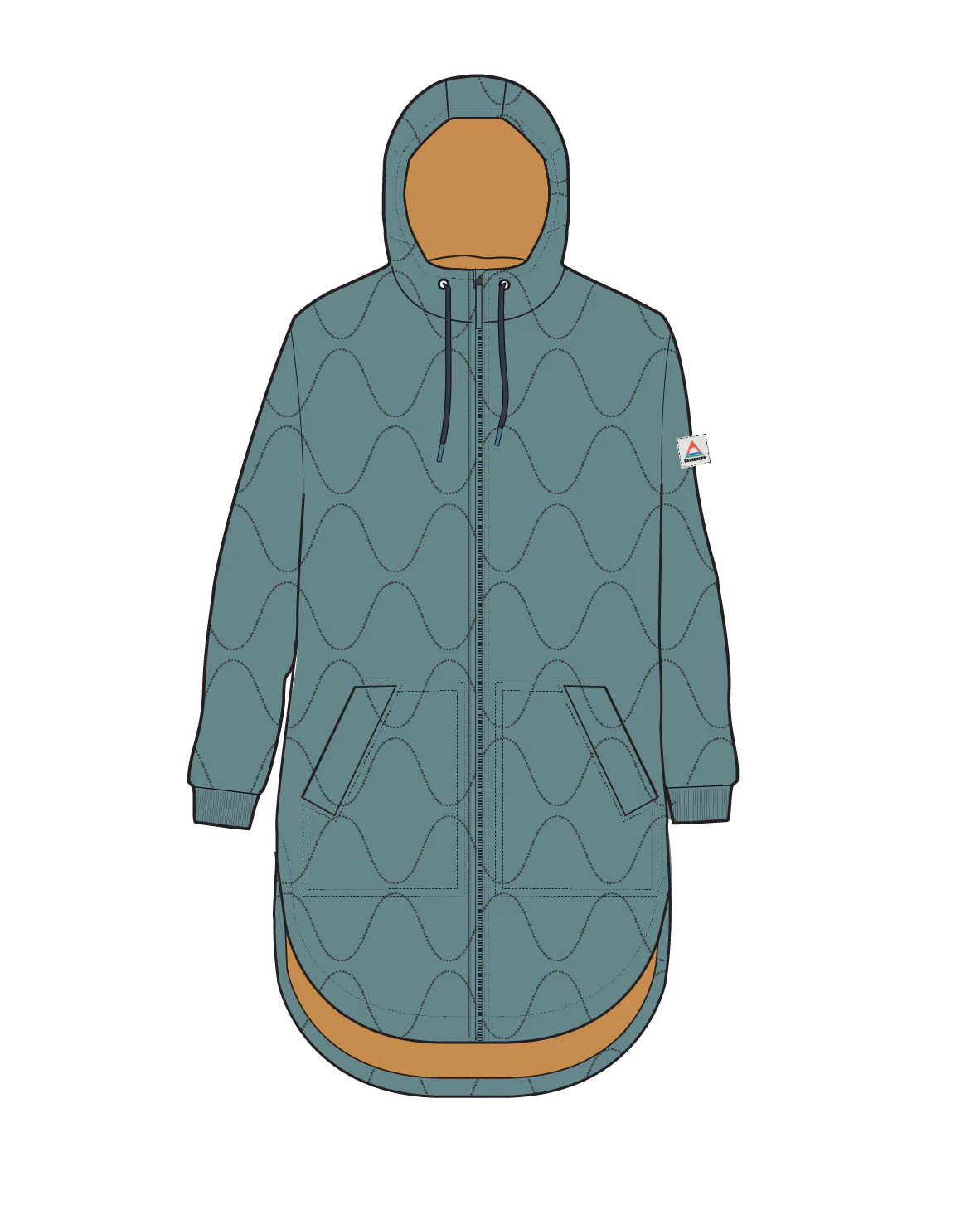 Flora Long Insulated Parka - Arctic - Image 9
