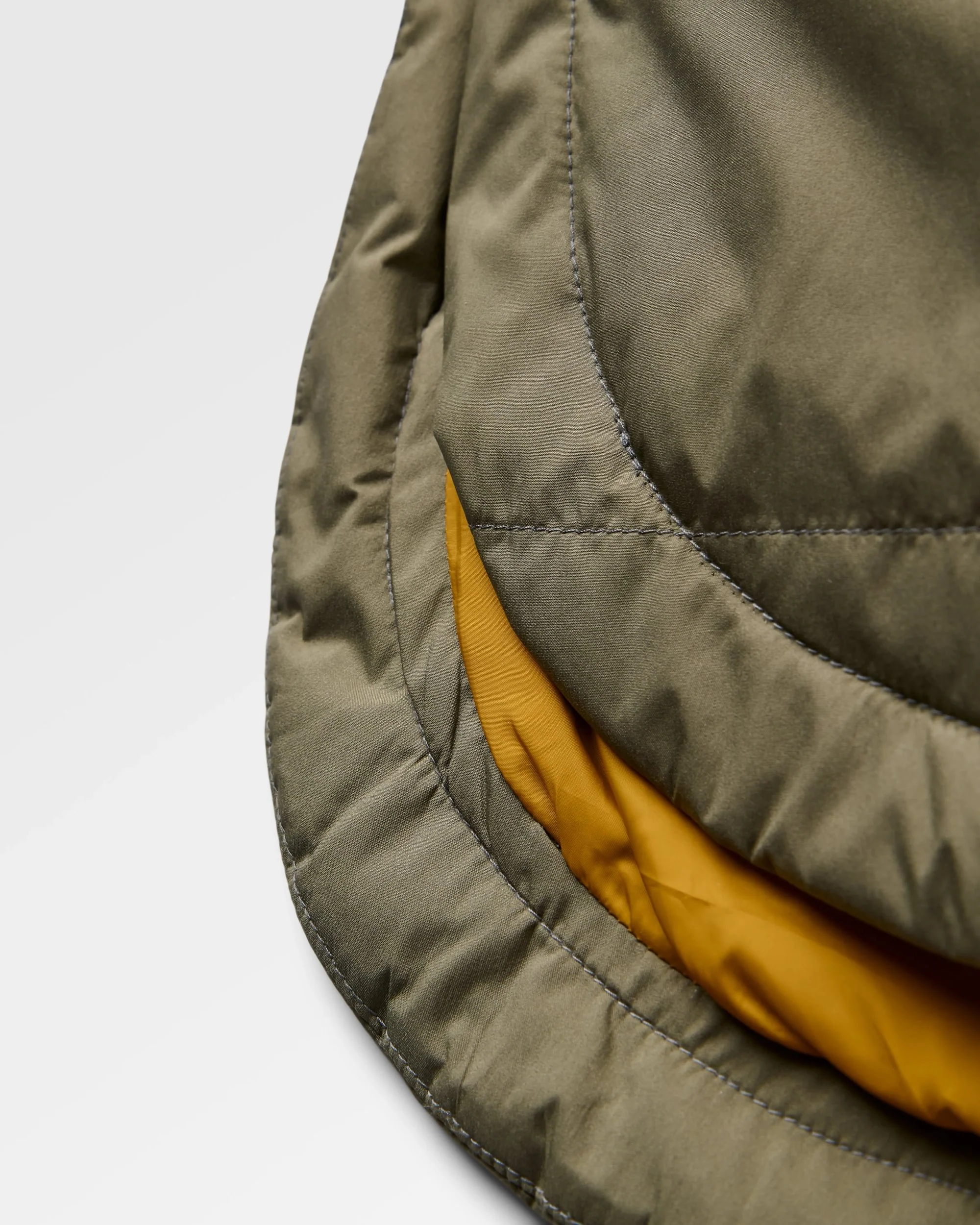 Flora Sherpa Lined Gilet - Dusty Olive - Image 8