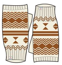 Flurry Fleece Lined Fingerless Mittens - Glazed Ginger - Image 8