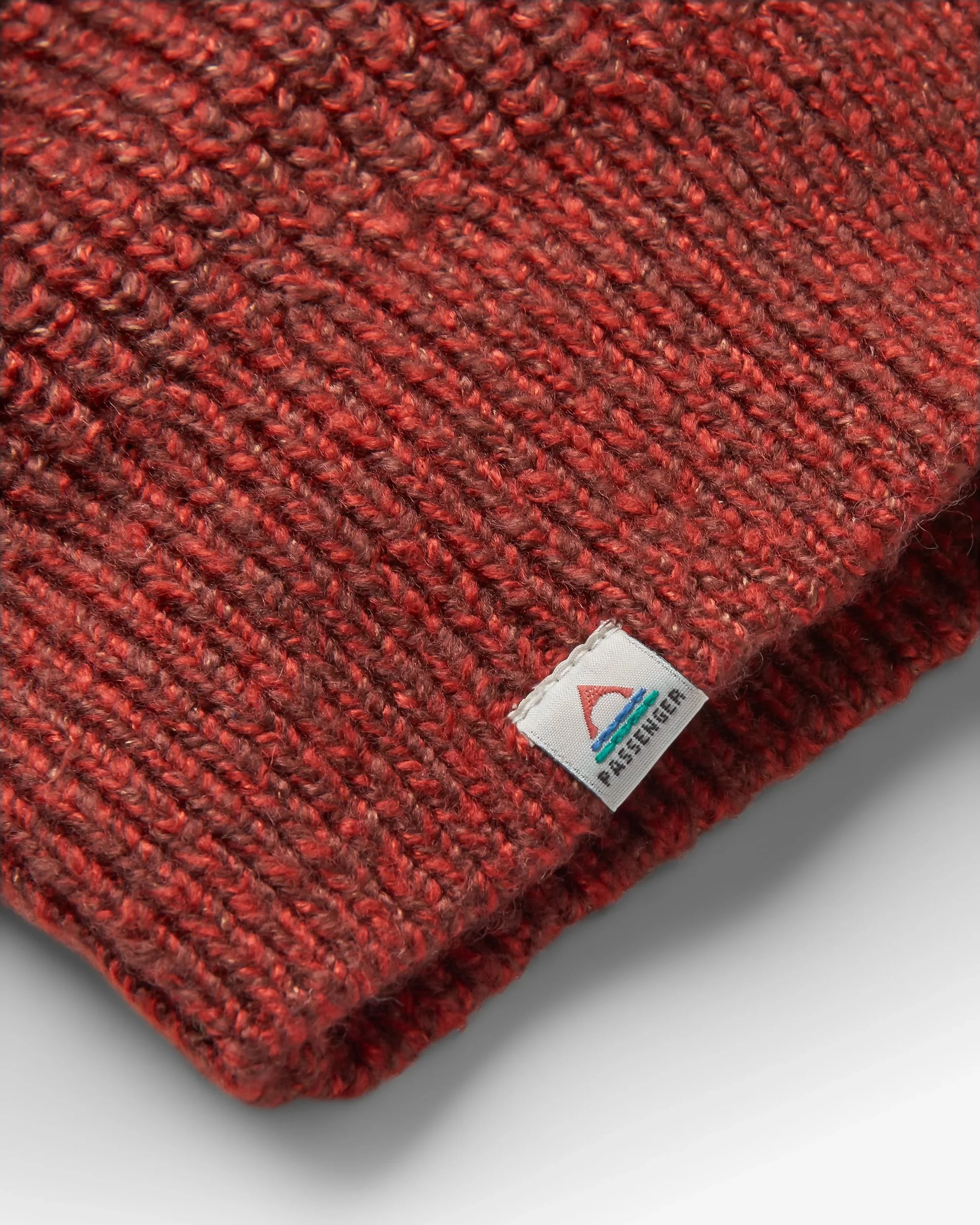 Fog Knitted Jumper - Red Ochre - Image 8