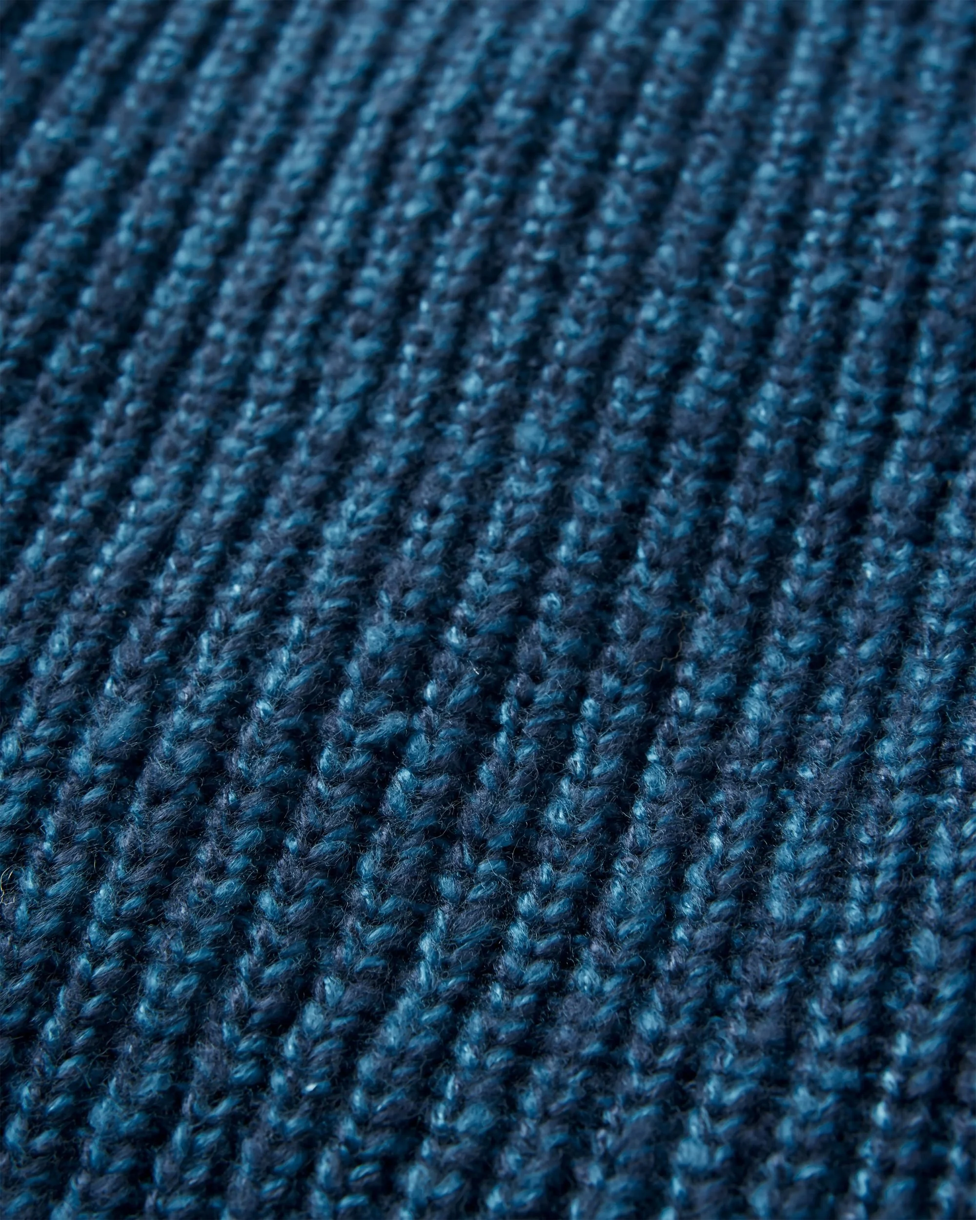 Fog Knitted Jumper - Rich Navy - Image 7