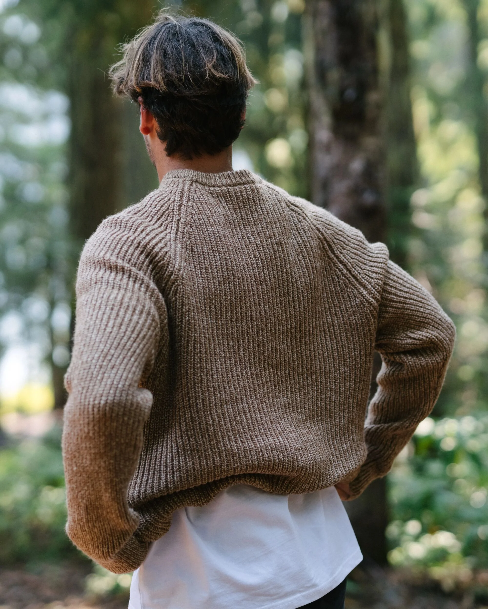 Fog Knitted Jumper - Stone - Image 4