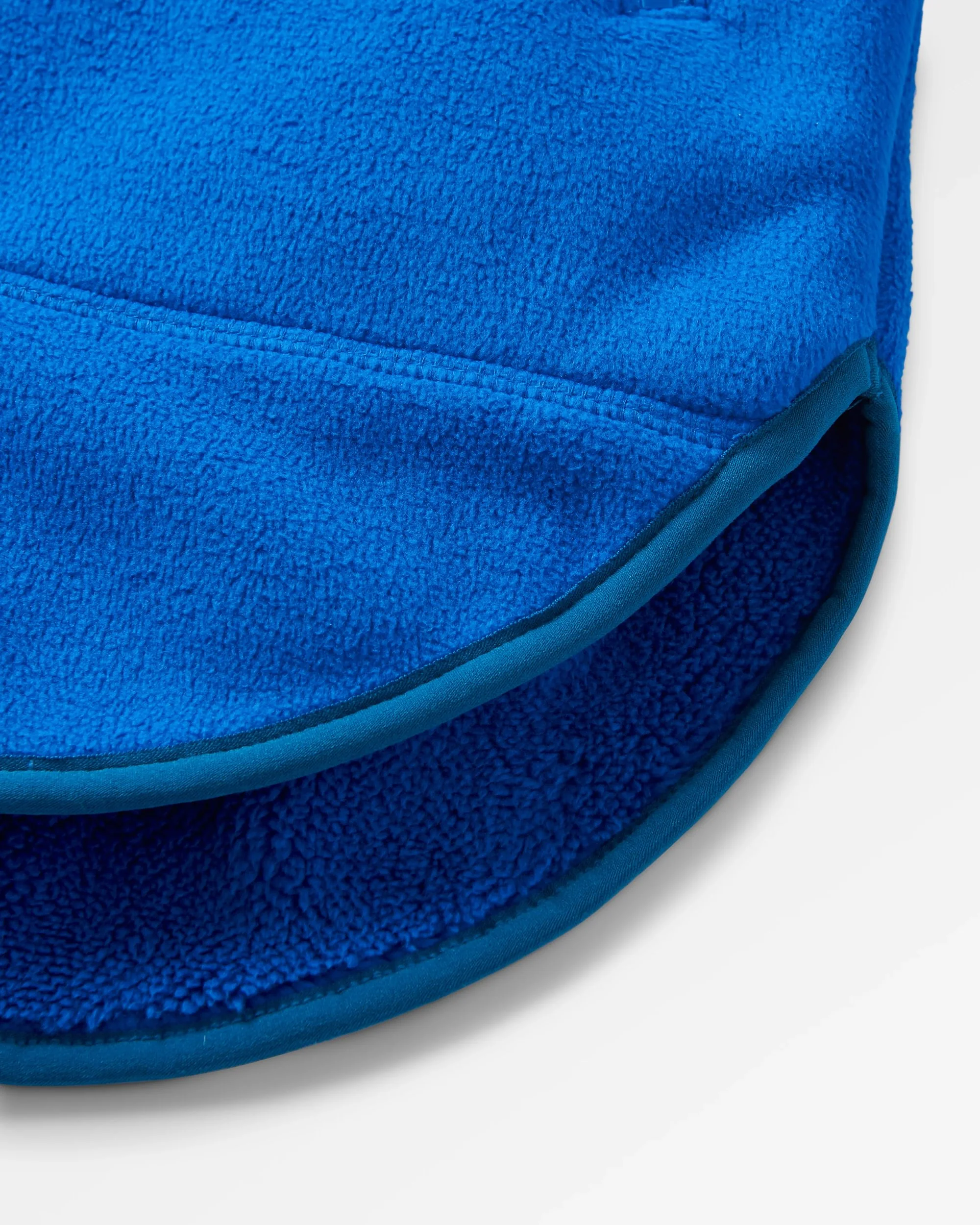 Folksy Sherpa Fleece - Azure Blue - Image 9
