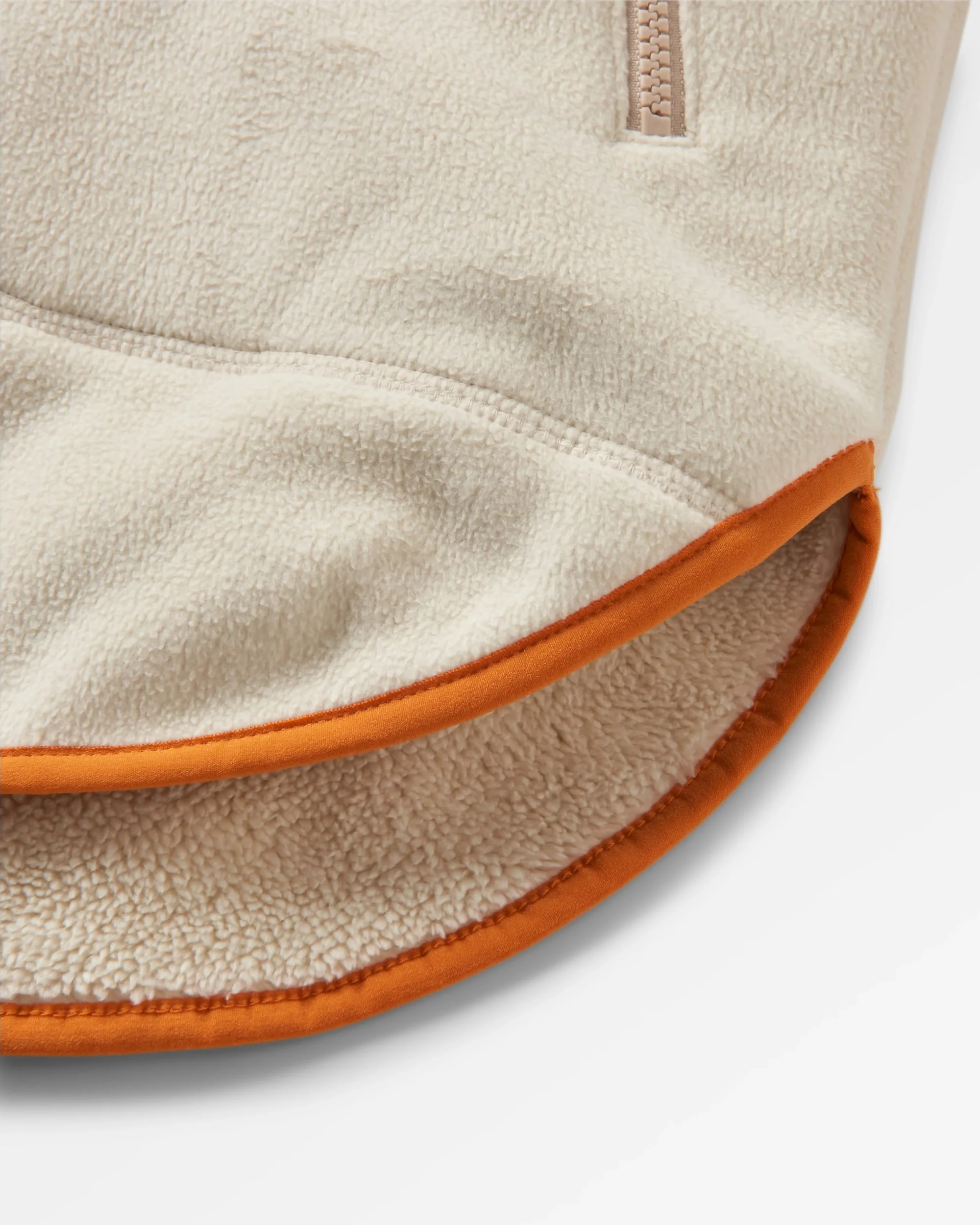 Folksy Sherpa Fleece - Oat - Image 8