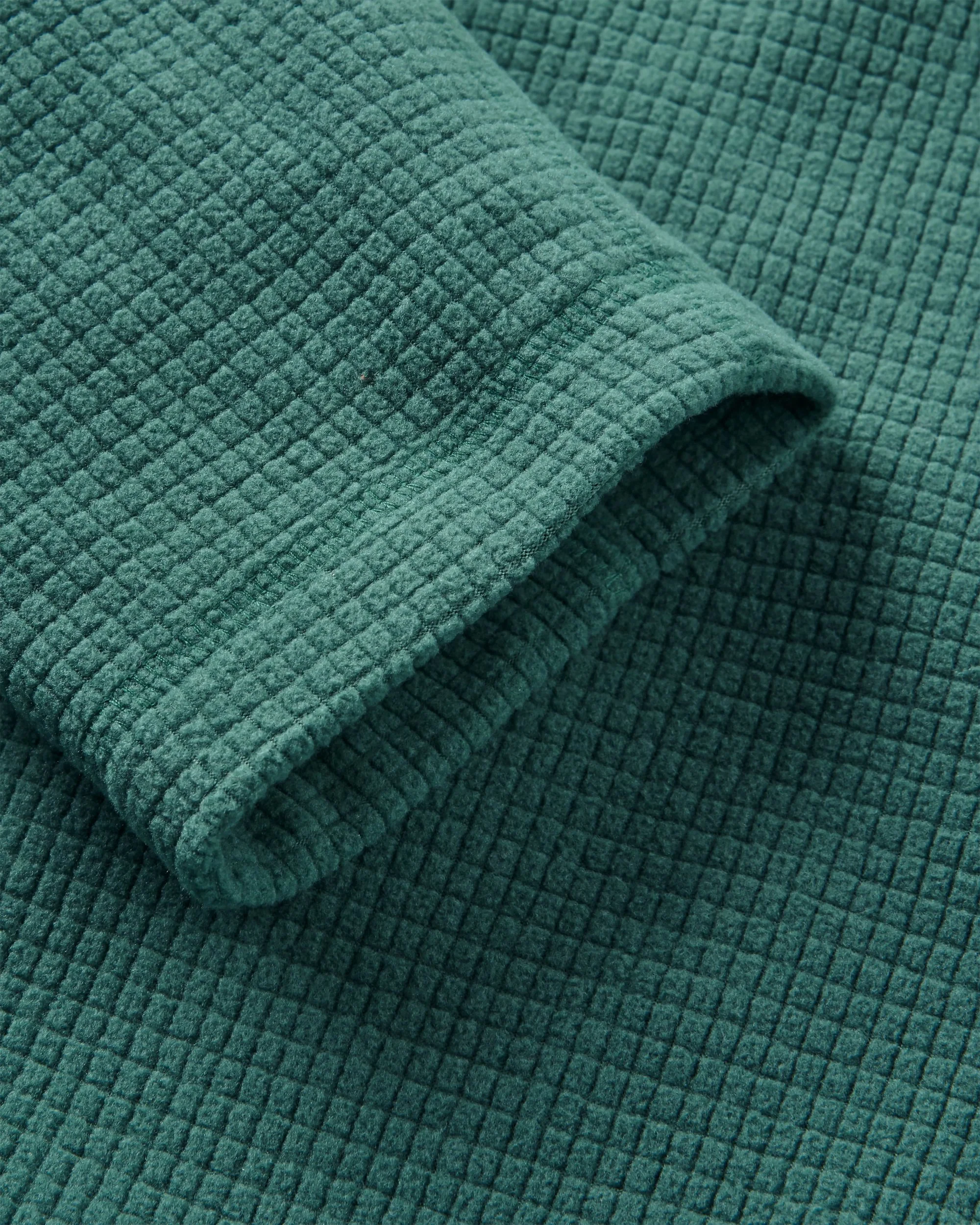 Forestscape Grid Fleece Crew - Deep Ocean - Image 5