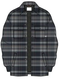 Freestyle Sherpa-Lined Overshirt - Black Check - Image 9