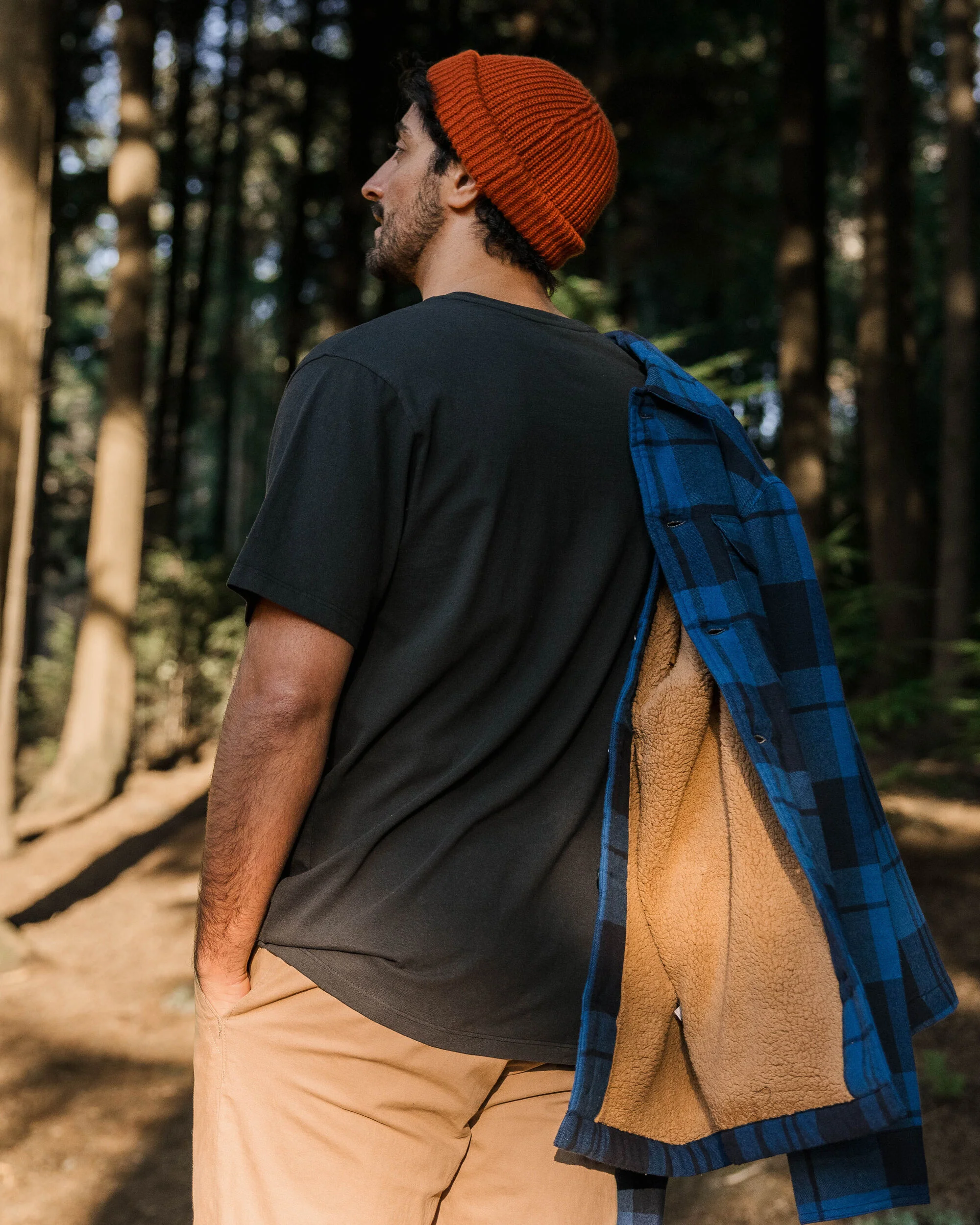 Freestyle Sherpa-Lined Overshirt - True Blue - Image 4