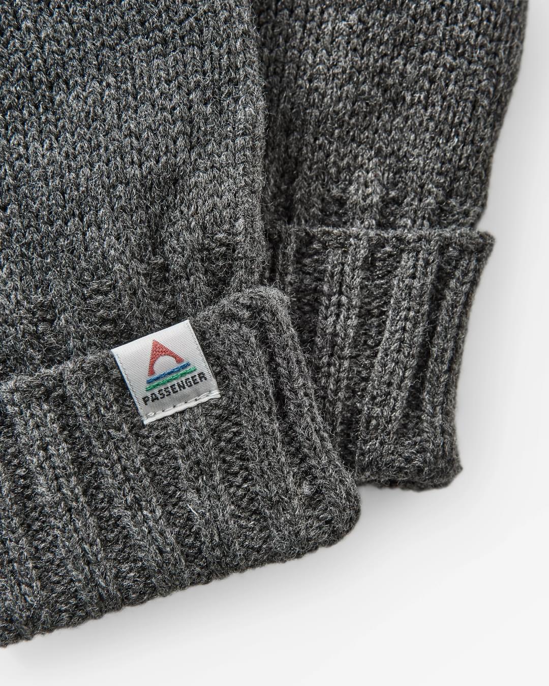 Gale Knitted Gloves - Charcoal - Image 2