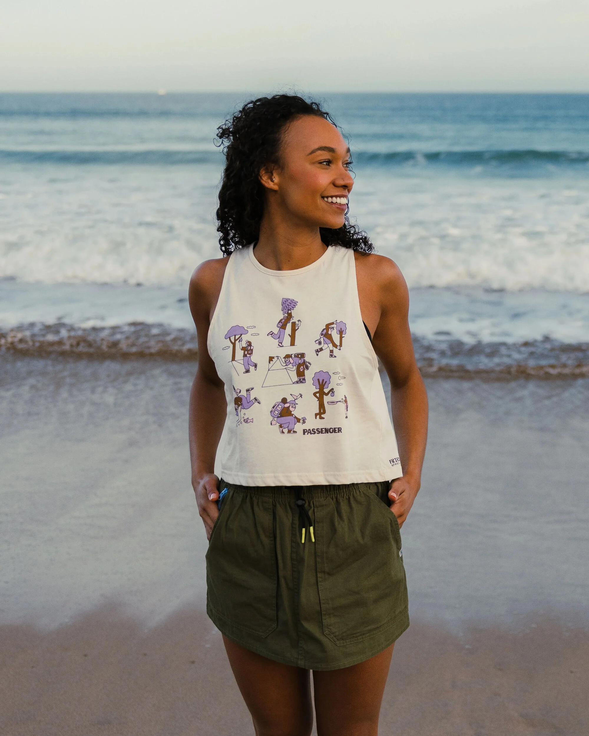 Go Forage Organic Cotton Vest - Birch - Image 3