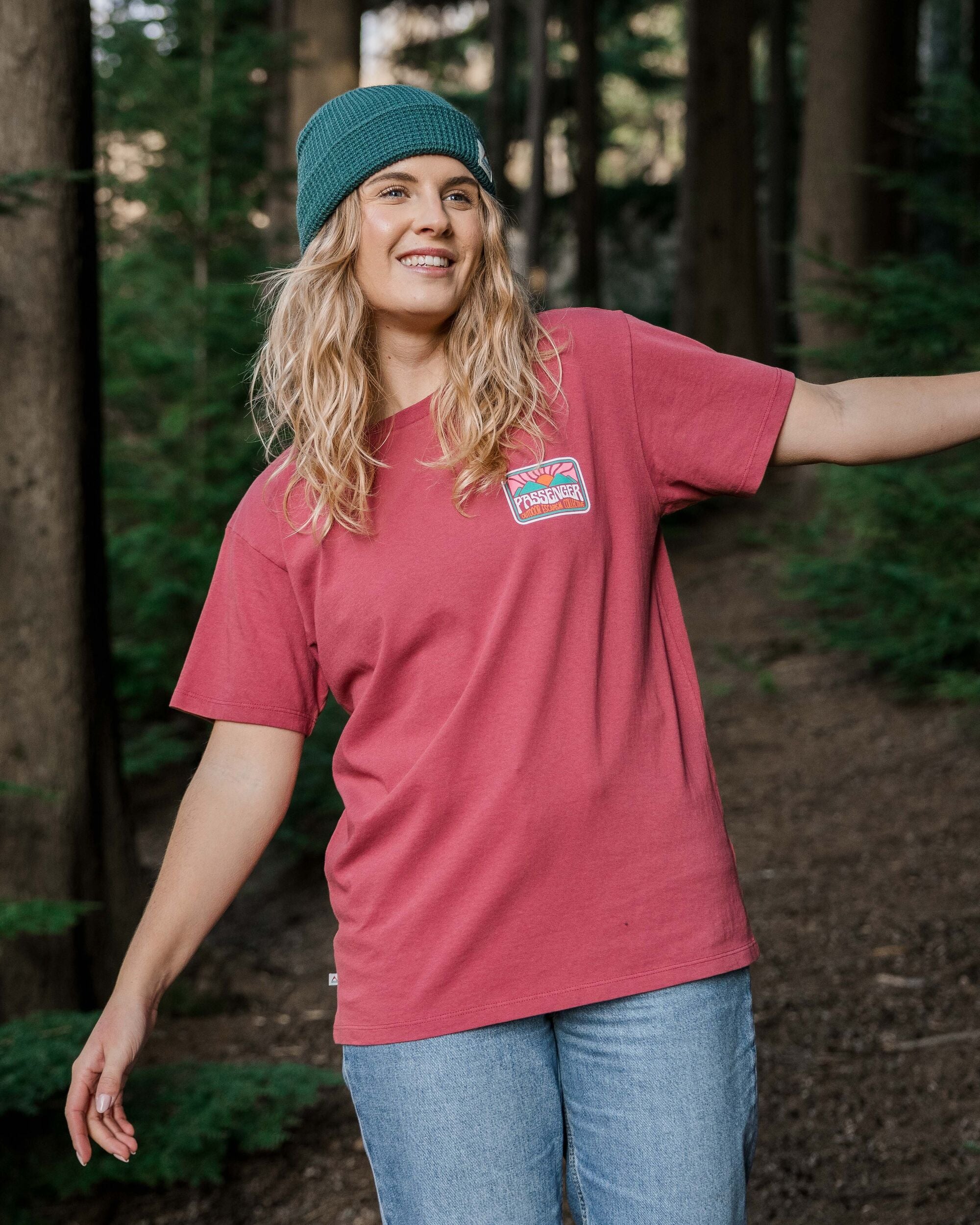 Golden Hour T-Shirt - Earth Red - Image 3