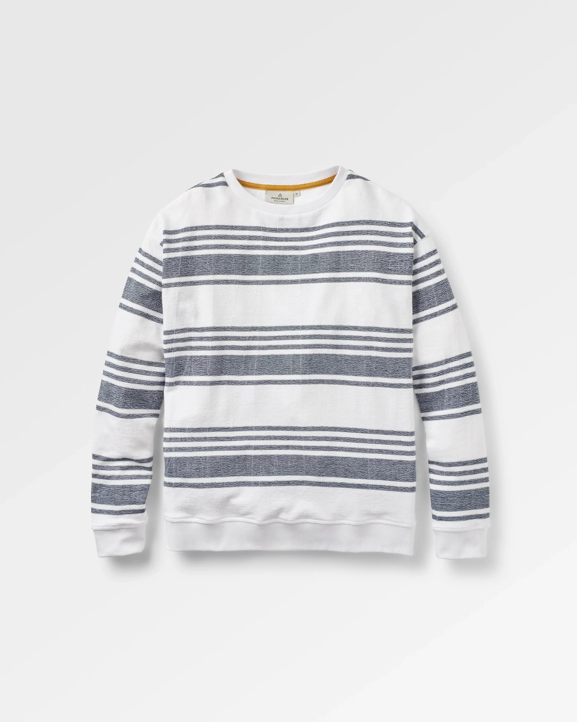 Graceful Textured LS Top - Navy Stripe - Image 2