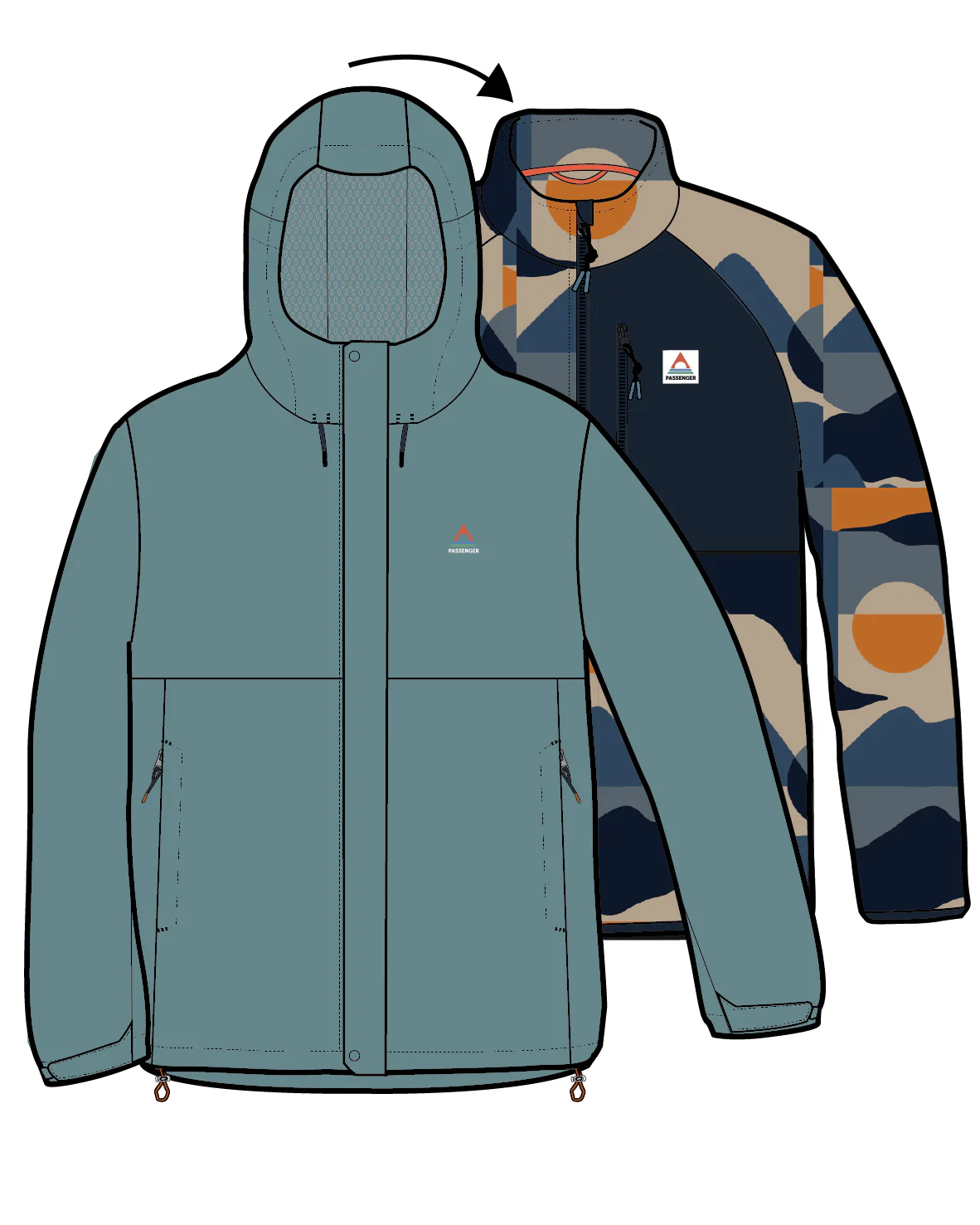 Graniteridge Waterproof 3 in 1 Jacket - Arctic - Image 15
