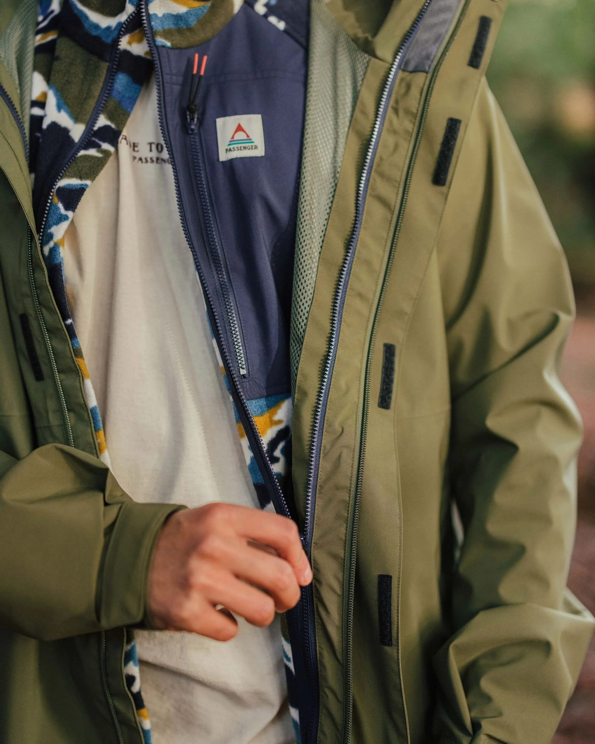 Graniteridge Waterproof 3 in 1 Jacket - Khaki - Image 3