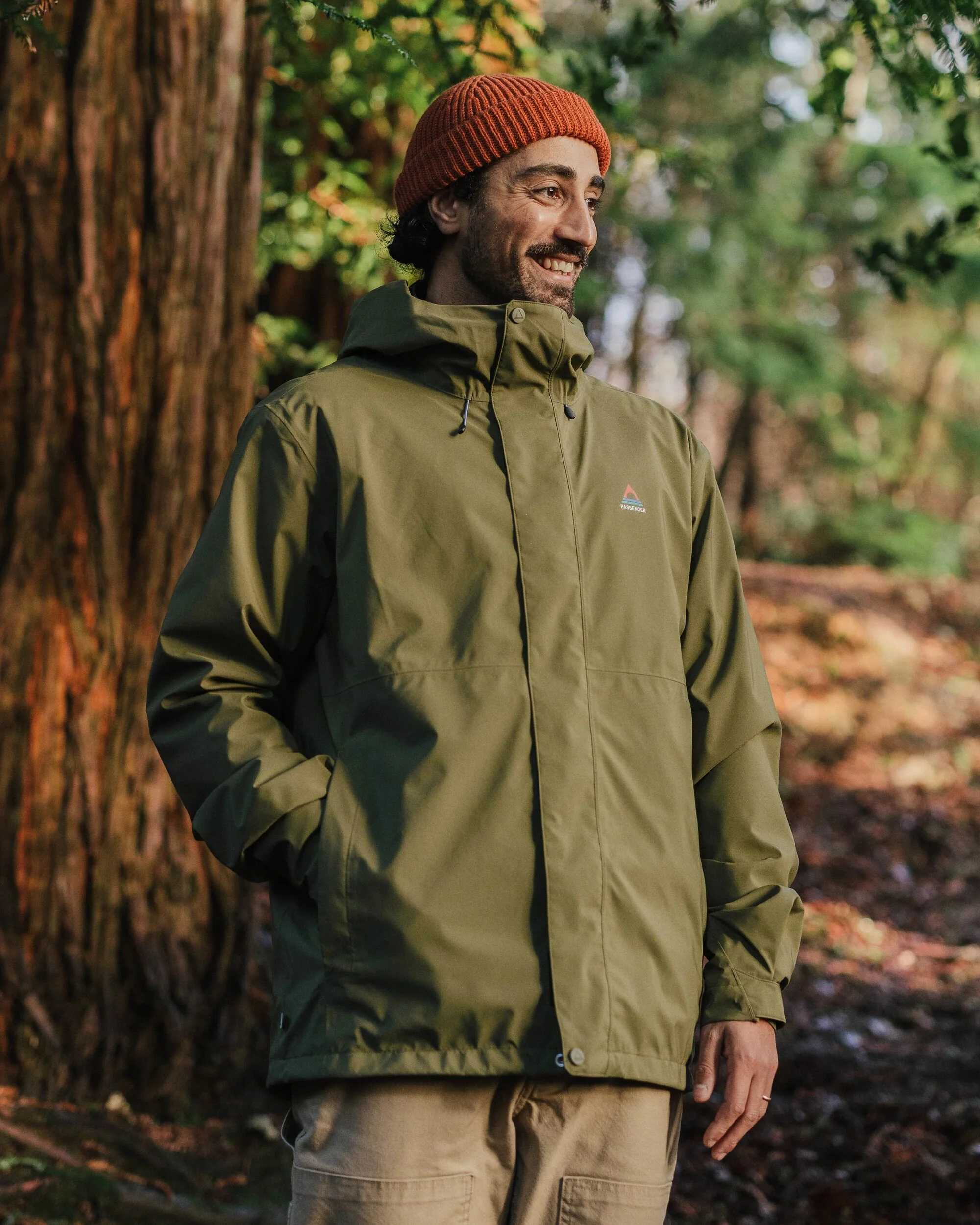 Graniteridge Waterproof 3 in 1 Jacket - Khaki - Image 5