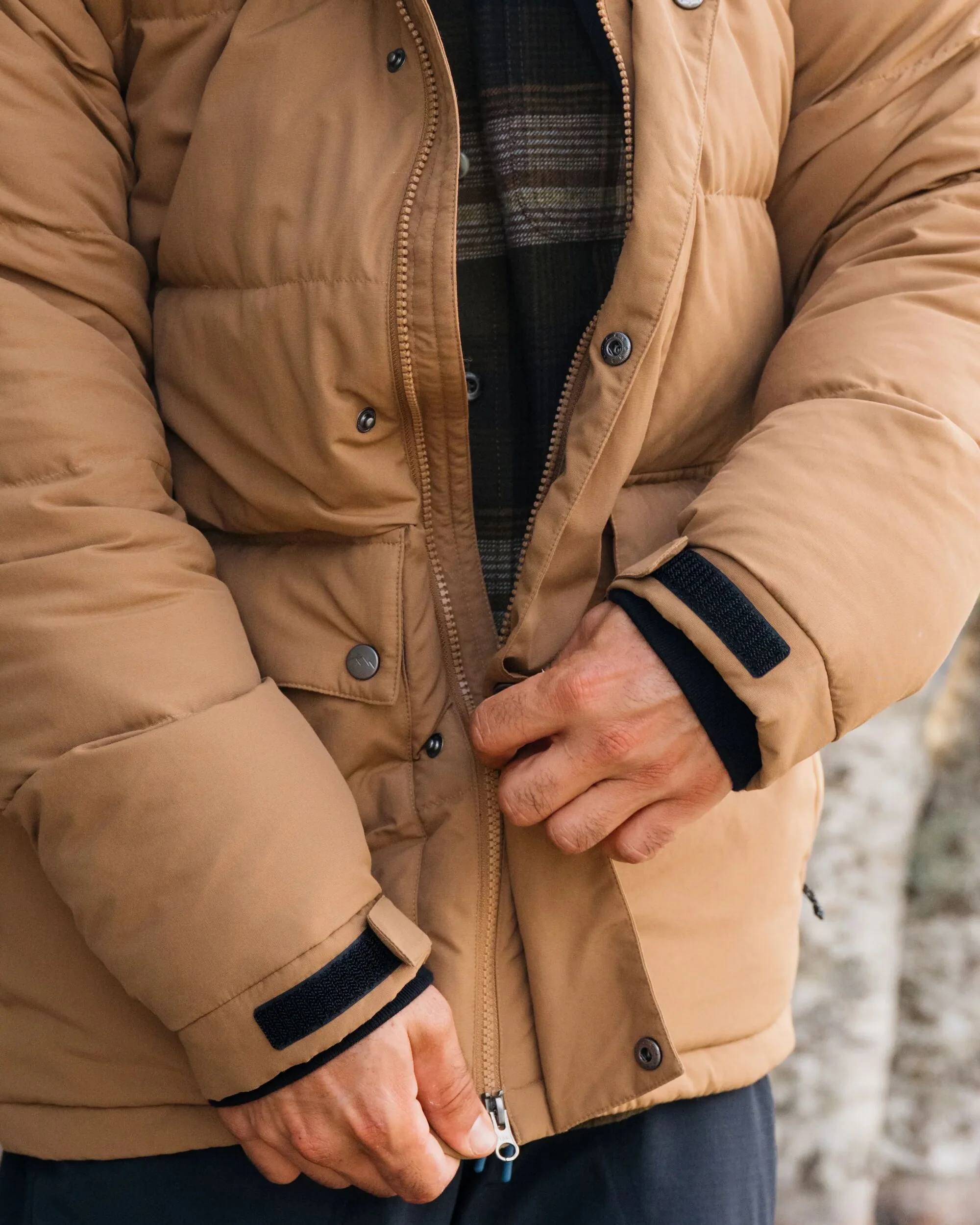 Grounded Down Jacket - Toffee - Image 5