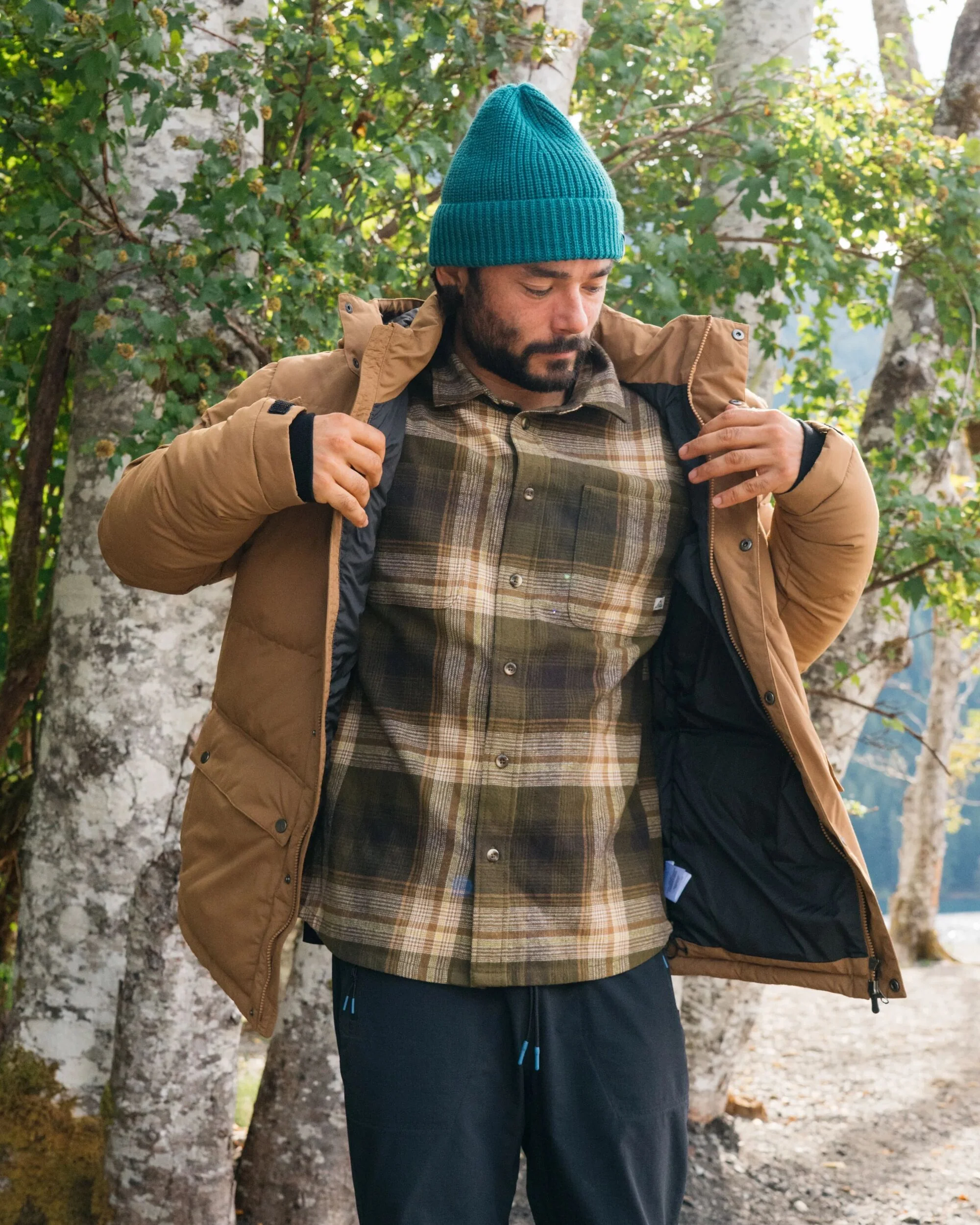 Grounded Down Jacket - Toffee - Image 6