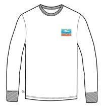 Grounded Organic Relaxed Fit LS T-Shirt - White - Image 5