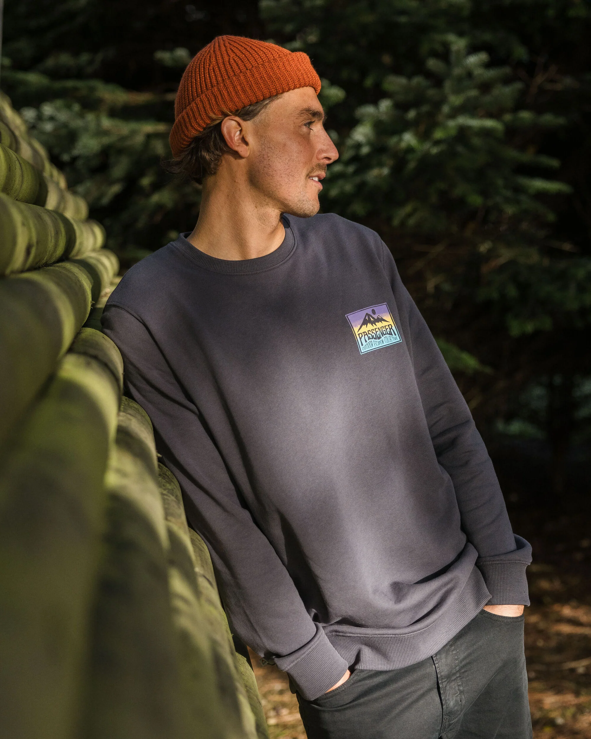 Grounded Organic Cotton Sweatshirt - Charcoal - Image 3
