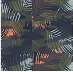 Gusto Windshell Anorak - Palm Camo Apricot - Image 13