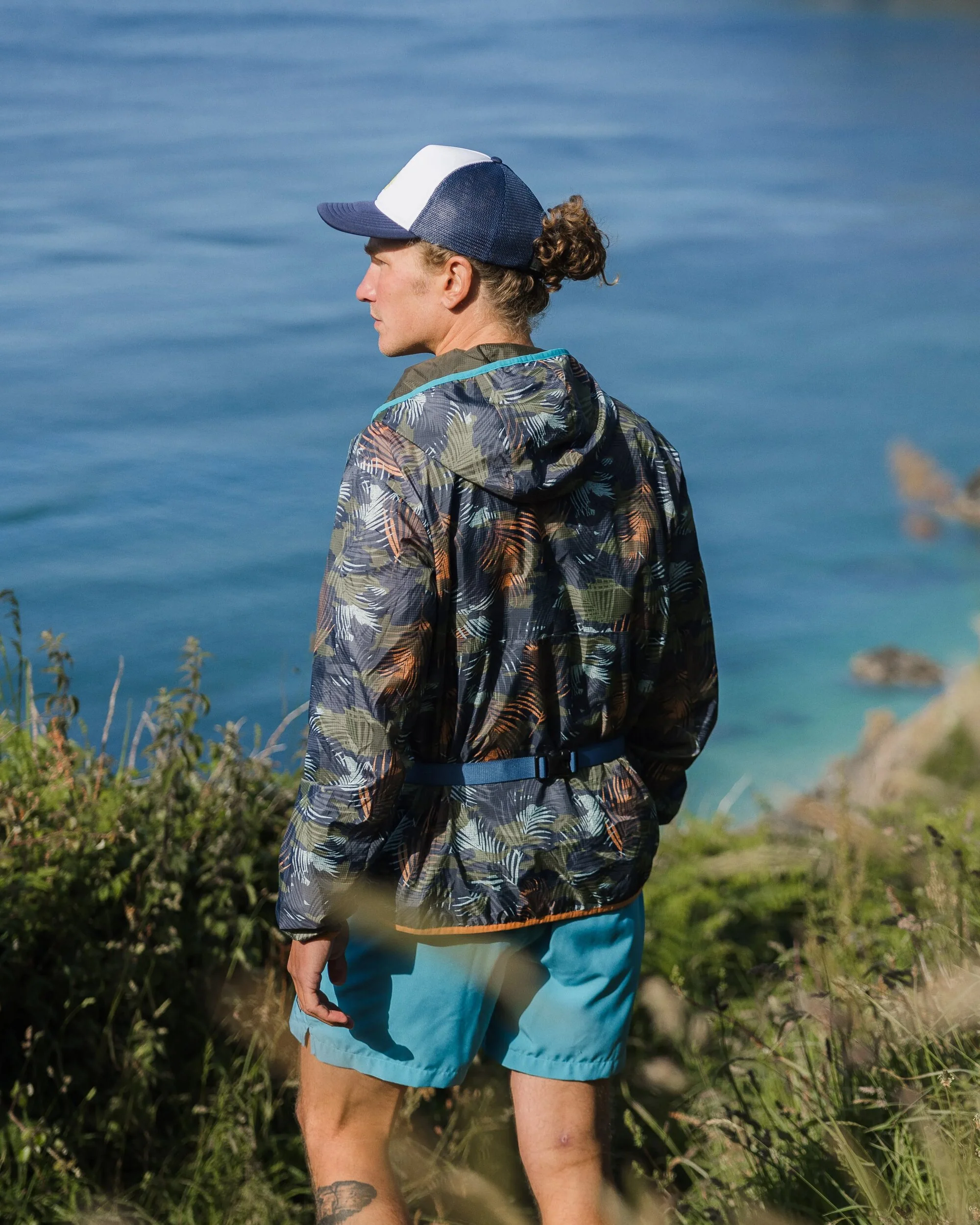 Gusto Windshell Anorak - Palm Camo Apricot - Image 6