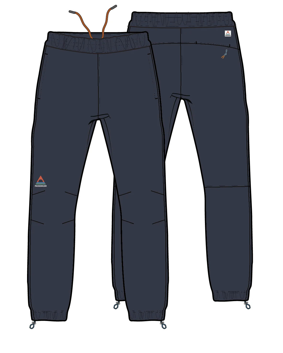 Gusto Windshell Trouser - Charcoal - Image 10