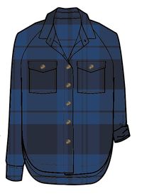 Harmony Organic Cotton Check Shirt - True Blue - Image 13