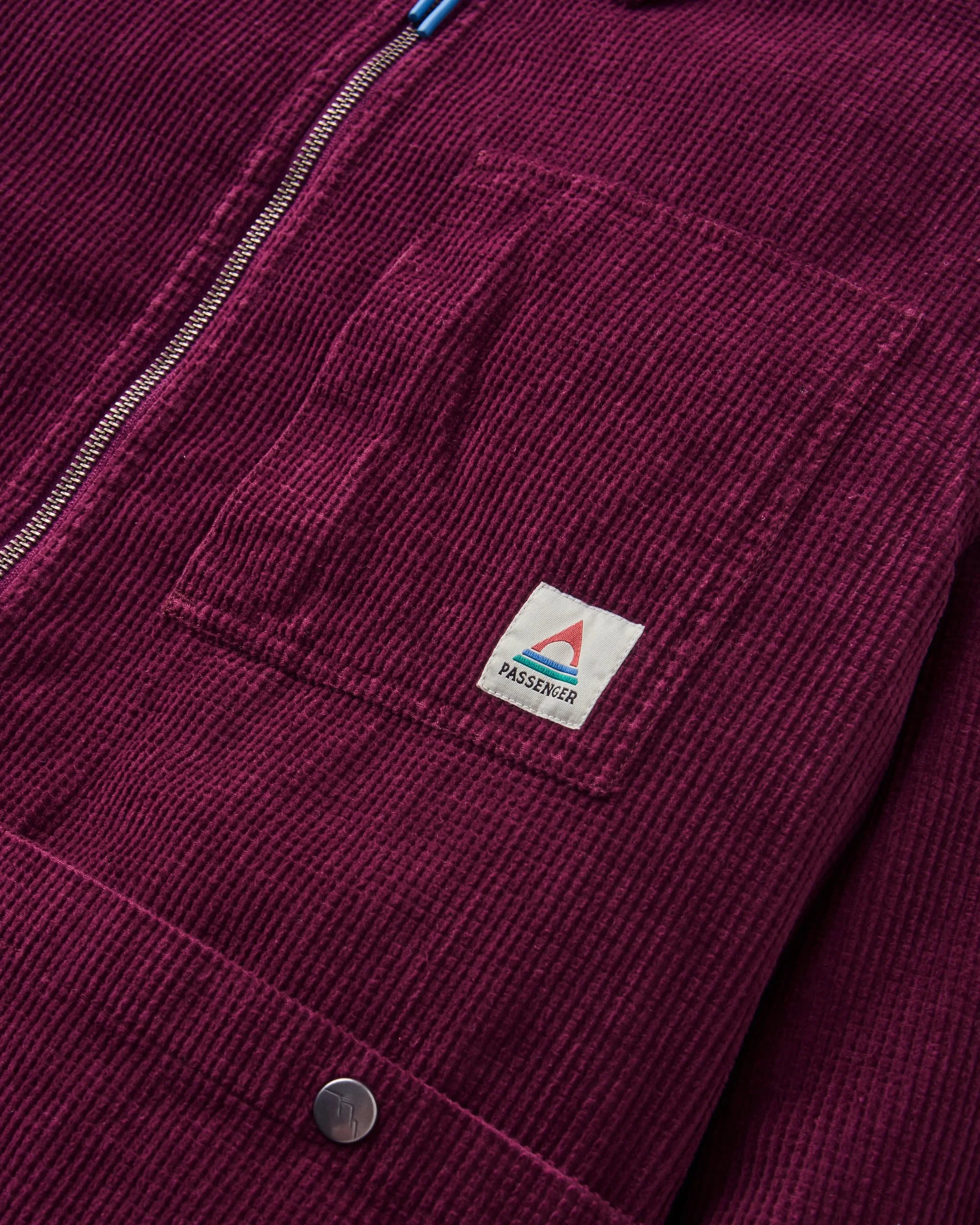 Harvest Organic Cotton Cord Overshirt - Fig - Image 7