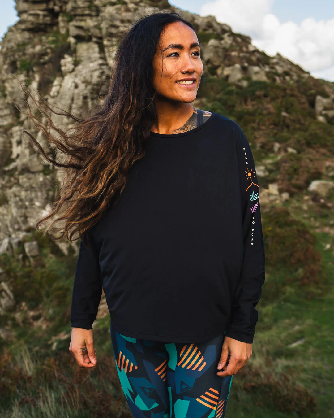 Hatha Active Top - Black - Image 4