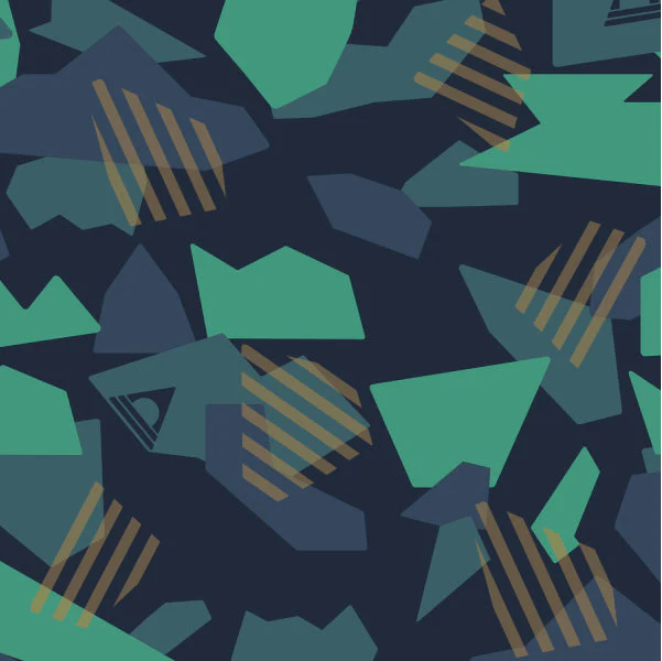 Hatha Active Top - Deep Navy Camo - Image 8