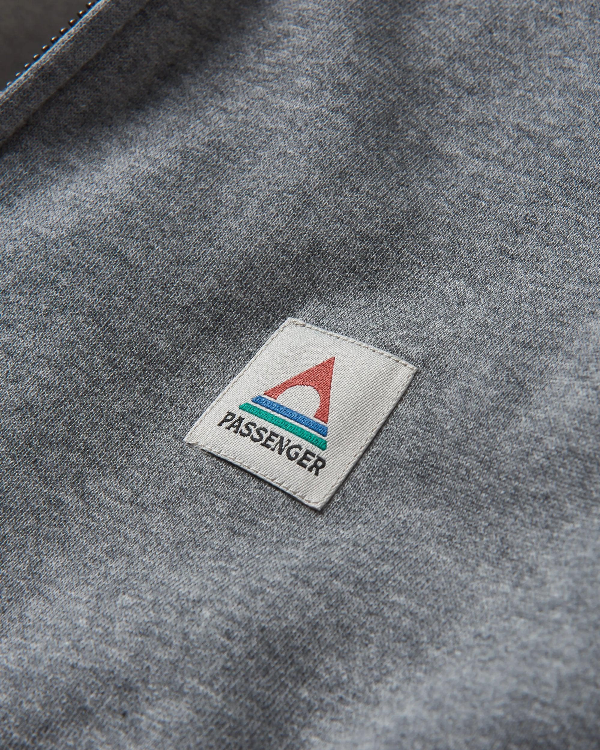 Heritage Full Zip Hoodie - Dark Grey Marl - Image 7