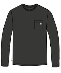 Heritage Organic Relaxed Fit LS T-Shirt - Black - Image 11