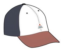 Heritage Mesh Snapback Cap - Navy/Red Spice - Image 5
